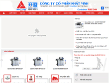 Tablet Screenshot of nhatvinh.com.vn